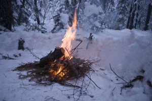 Winter camping